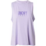 DKNY Performance Sportski top tamno ljubičasta / ljubičasta melange