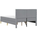  Krevetna konstrukcija Svijetlo siva 140 x 190 cm Poliester | shoptok.hr