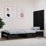  Uzglavlje za krevet Crno 82,5 x 3 x 90 cm od masivne borovine | shoptok.hr