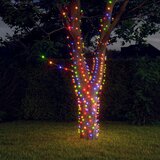 vidaXL Solarne svetlobne verige 2 kosa 2x200 LED lučk večbarvne Cene