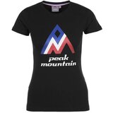 Peak Mountain Majice s kratkimi rokavi T-shirt manches courtes femme ACIMES Črna | Shoptok.si