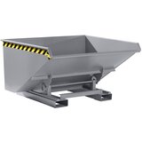 eurokraft pro Prekucni zaboj s kotalnim mehanizmom, prostornina 0,9 m³, DxŠxV 1260 x 1570 x 835 mm, siv | Shoptok.si