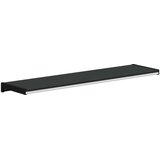  Prozorska klupčica Crno s drvenim uzorkom 100 x 25 x 4,5 cm PVC | shoptok.hr