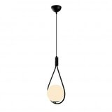 Opviq Vislica MUDONI crna, metal/ staklo, 20 x 15 cm, visina 136 cm, E27 40 W, Mudoni - MR - 937 | shoptok.hr