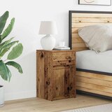  LED noćni ormarić s ladicama 2 pcs Staro drvo 38 x 34 x 61 cm | shoptok.hr