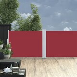Maison Chic Zložljiva stranska tenda - Senčniki rdeča 120x1000 cm, (22041584) | Shoptok.si