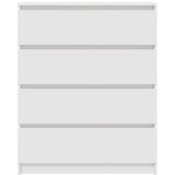 vidaXL Komoda bijela 80x35x99 cm od konstruiranog drva | shoptok.hr