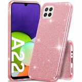 Nillkin Silikonski ovitek z bleščicami Bling za Samsung Galaxy A22 A226 5G roza s srebrnimi bleščicami Cene