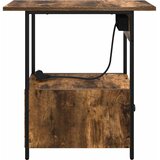  Noćni ormar Dimljeni hrast 60 x 30 x 61 cm Konstruirano drvo | shoptok.hr