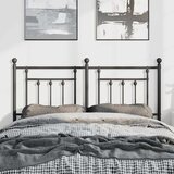  Metalno zamjensko uzglavlje crno 150 cm | shoptok.hr