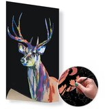  Slikarstvo po številkah BARVNI DEER | nizka težavnost SPECIAL BLACK EDITION | nizka težavnost SPECIAL BLACK EDITION Cene
