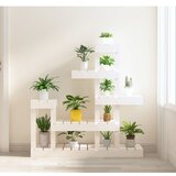 vidaXL Stojalo za rastline 92x25x97 cm trdna borovina Cene