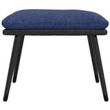  Tabure plavi 45x29,5x35 cm od tkanine i umjetne kože | shoptok.hr