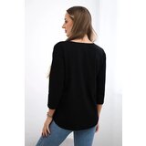 Kesi Cat Graphic Blouse 3D Black | shoptok.hr