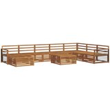  Setovi sofa 9 pcs Prirodna Čvrsto drvo akacije | shoptok.hr