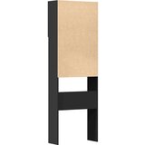 vidaXL Ormar za perilicu rublja crni 64x24x190 cm izrađeno drvo | shoptok.hr
