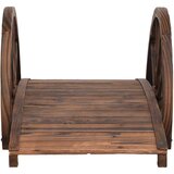  Vrtni most s ogradama 99 x 50 x 38 cm od masivne jelovine | shoptok.hr
