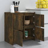  Komoda boja dimljenog hrasta 70x41x75 cm od konstruiranog drva | Eponuda.com