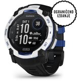 Garmin pametni sat Instinct 3 50 mm Solar, boja bijelog kamena, remen bijelo-plavi (Limited Edition) | shoptok.hr