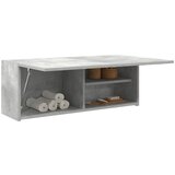 vidaXL Kopalniška stenska omarica betonsko siv 80x25x30 cm inž. les | Shoptok.si