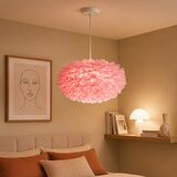 Brilagi Viseći luster na kablu FEATHER 3xE27/40W/230V prečnik 50 cm ružičasta | Eponuda.com