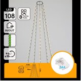 Aigostar LED spoljašnja božićna girlanda 108xLED/8 funkcija 3xAA 1,8m IP44 topla bela Cene