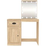 Toaletni stolić LED boja hrasta 90x50x132,5cm konstruirano drvo | shoptok.hr