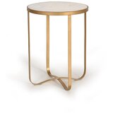 GINER Y COLOMER Kotna miza iz marmorja in kovine, (22147410) | Shoptok.si
