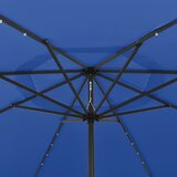  Vrtni suncobran s LED svjetlima 400 cm azurnoplavi | Eponuda.ba