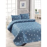 Hanah home komplet posteljina za single krevet Plavo-Bela