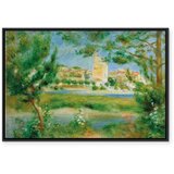  Slika - Pierre-Auguste Renoir – Villeneuveles-Avignon 90x60 U crnom drvenom okviru | shoptok.hr