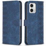 INORCO Za Motorola Moto G73 5G vtisnjen mrežni vzorec, stojalo, ovitek, magnetna zaponka, denarnica za telefon, (22037072) | Shoptok.si