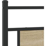  Metalni okvir kreveta bez madraca boja hrasta sonome 200x200 cm | shoptok.hr