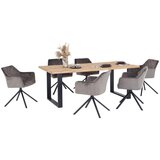 James Wood Jedilna Miza Wood 200, Hrast, 200x100 | Shoptok.si