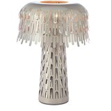 Markslöjd Sivo-bež stolna lampa s metalnim sjenilom (visina 38 cm) Verbera – Cijene