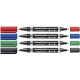 Staedtler Marker Lumocolor permanent DUO 348, plavi, Plava Cijene