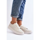Sergio Leone Women's Leather Sports Shoes Sneakers White Failla | shoptok.hr