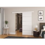 ADRK Drsna stenska vrata TONY iz laminirane ploe 86 cm - BELA | Shoptok.si