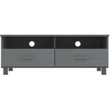 TV ormarić HAMAR tamnosivi 106 x 40 x 40 cm od masivne borovine | shoptok.hr