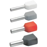 Končni tulec z dvojno žico 2x0,25 mm² svetlo modra ISO 8678, (21268754)