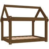  Krevet za pse smeđa boja meda 81x60x70 cm od masivne borovine | shoptok.hr