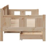  Dnevni krevet s ladicama bez madraca 90x200 cm masivno drvo | shoptok.hr