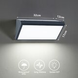 Brilagi-LED RGBW Spoljašnja zidna svetiljka TRIANGLE 1xE27/15W/230V antracitIP65 | Eponuda.com