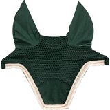 Kentucky Horsewear Naušniki Wellington "Velvet Contrast" - pine green | Shoptok.si