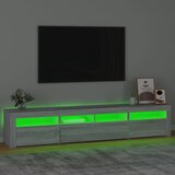TV ormarić s LED svjetlima boja hrasta sonome 210x35x40 cm | Eponuda.com