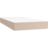  s oprugama i madrac cappuccino 100x200cm od umjetne kože | shoptok.hr