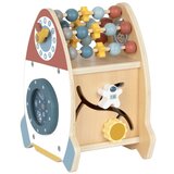 Tooky Toy drvena svemirska raketa sa 6 aktivnosti | shoptok.hr
