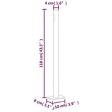 vidaXL Zložljiva stranska tenda Doppio antracitna 180x600 cm - | Shoptok.si