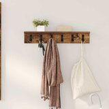  Vješalica za kapute na zidu Dimljeni hrast 60 x 10,5 x 10,5 cm | shoptok.hr