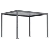 Pergola E-core, Antracit, Osvetlitev, 3x4m